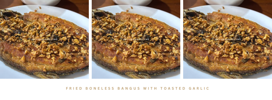 Fried Boneless Bangus with Toasted Garlic